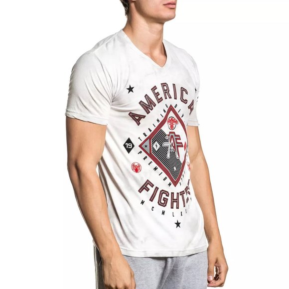 AMERICAN FIGHTER GARDNER Men's T-Shirt S/S Biker M - Picture 9 of 10